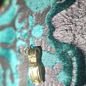 Elegant Gold Tone Car Charm